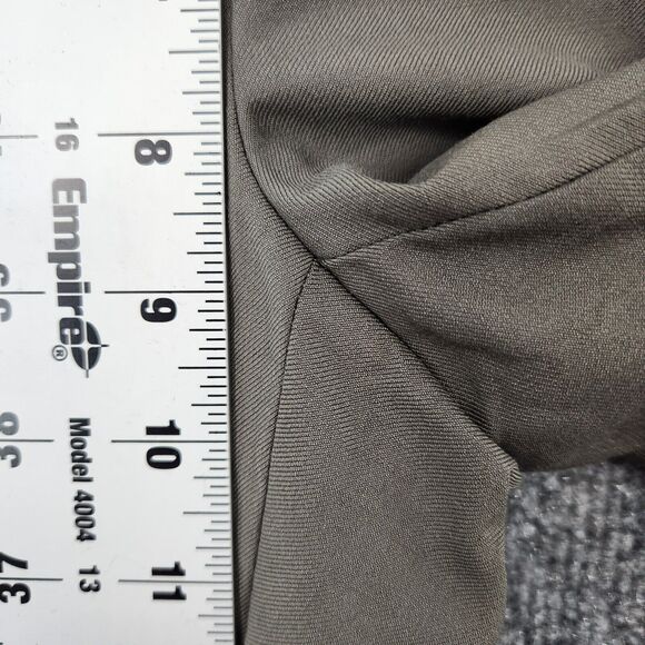 THEORY Gray Cuffed Hem Mid Rise Wool Cropped Career Slacks Dress Pants SIZE 0 - Picture 8 of 16